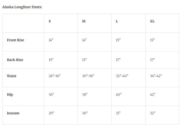 Made to Order: Alaska Longliner Pants in Lightweight Windbloc® Fleece and Storm-Tech®