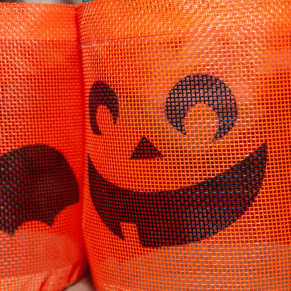 Spooky Halloween Brailer Basket- Small Batch in Orange