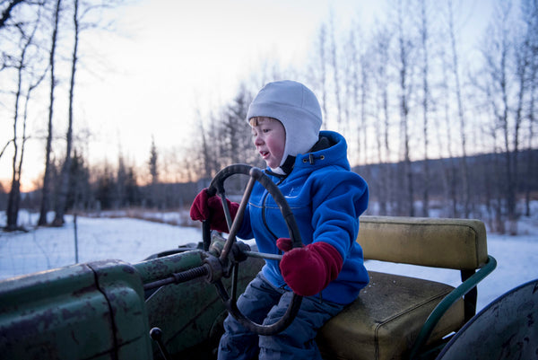 Windbloc® Fleece Hat for Children: The Snowy Owl Hat